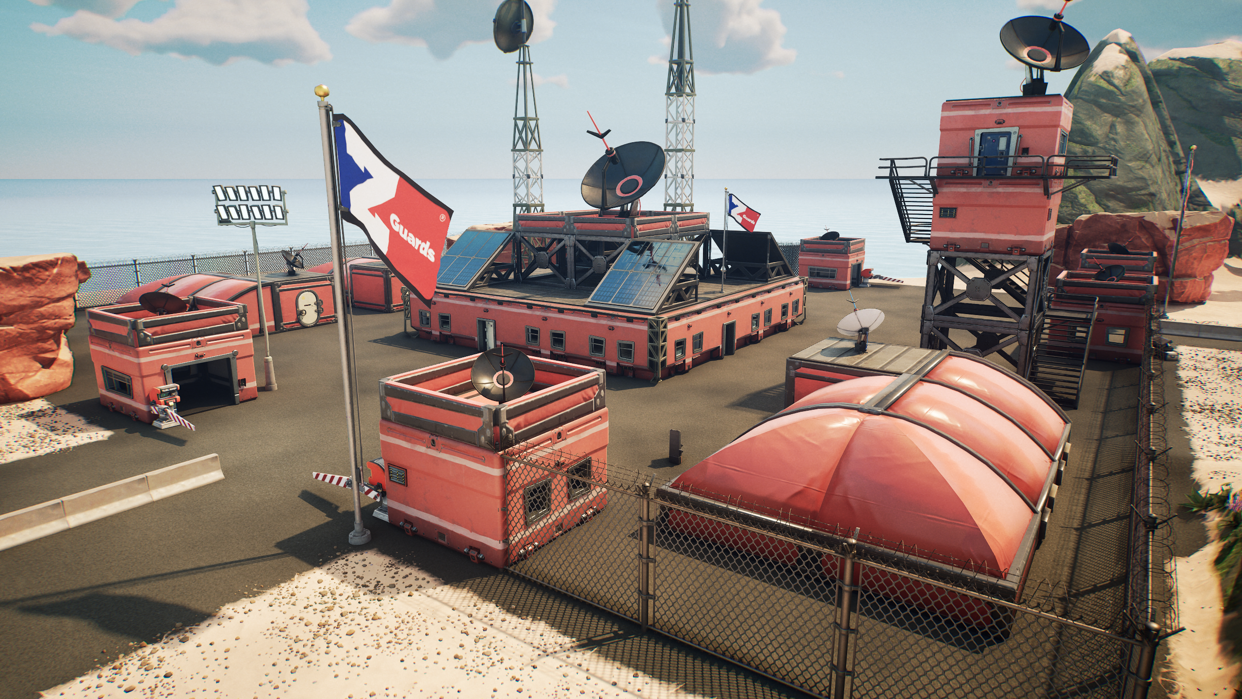 Aerial view of the ZGUARDS Battleground arena