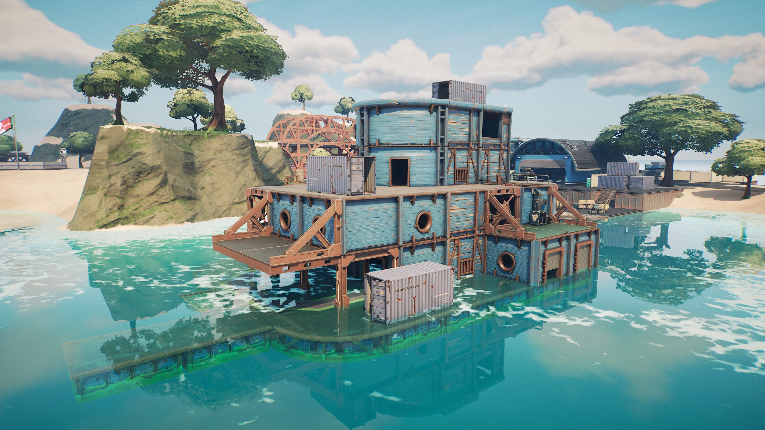 The ZGUARDS Battleground map showcasing the branded game world